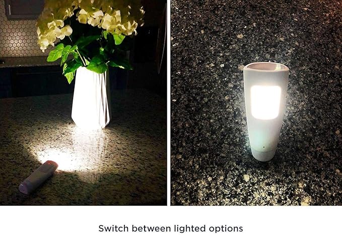 Westek LED Emergency Lights for Home Power Failure, 2 Pack - 3 Function Power Failure Light, Rechargeable Flashlight and Night Light - Must-Have for Snow Storms and Blackouts - NL-PWFL