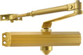Lawrence Medium/Heavy Duty Door Closer Commercial Grade 1 - Surface-Mounted Commercial Automatic Door Closer with Adjustable 6-Speed Control and 3 Valves - Embassy Series LH5016