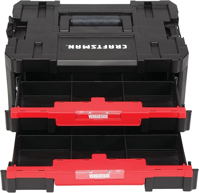CRAFTSMAN Plastic Tool Box With Drawers, Organizer and Storage (CMST17804)