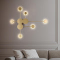 Lights LED Modern Indoor Nordic Circle Background Creatively Decorative Acrylic for Living Room Bedroom