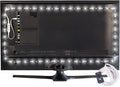 Power Practical LED Strip Lights Backlight, USB Light Strips w/Remote for 15 Ambient Color Bias Lighting Options & 10 Brightness Modes, for TV/Computer Decor/Indoor Use, Size (60"-80" TV)