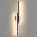 Modern Black Wall Sconces 31.5In Hardwired Wall Light Fixtures Dimmable LED Sconce Wall Lighting Indoor Wall Lamps for Living Room Bedroom Bathroom Hallway Stairs 3000K