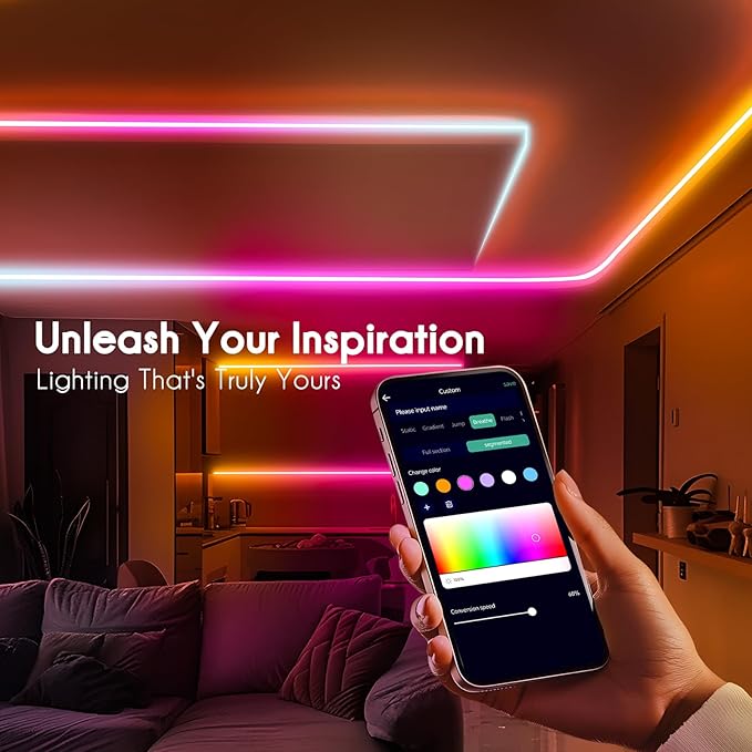 Shine Decor IP68 LED Strip Light 52.5 FT, DC 24V RGB+IC LED Strip Lights, Outdoor Rope Lights with Remote APP Control Music Sync, Color Chasing LED Lights Strip for Chrismas, Pool, Home Decor