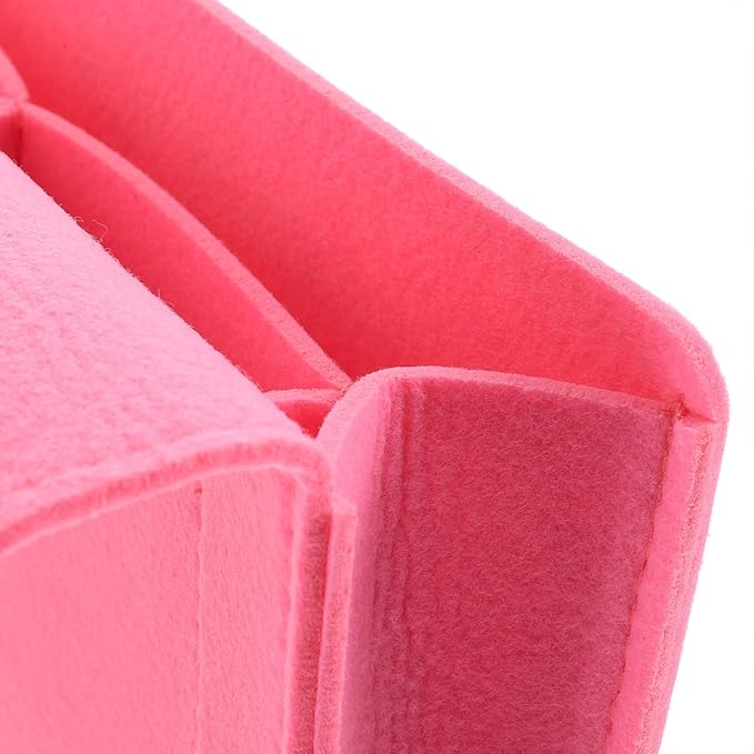 Elegant Bedside Felt Storage Compact Cabinet for Laptop Phone Essential Bedside Items