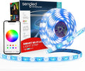 Sengled Smart LED Strip Lights 32.8ft WiFi LED Lights Compatible with Alexa and Google Home 16 Million Colors RGB Music Sync Adjustable Length 25,000 Hours Life Multi Mode Support for Game Movie