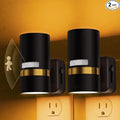 L LOHAS LED Motion Sensor Night Light Plug in, Night Lights Plug into Wall with Adjustable Brightness, 1600K Amber Light, 1W Energy-Saving Nightlight for Bathroom Bedroom Kitchen Hallway, 2 Pack