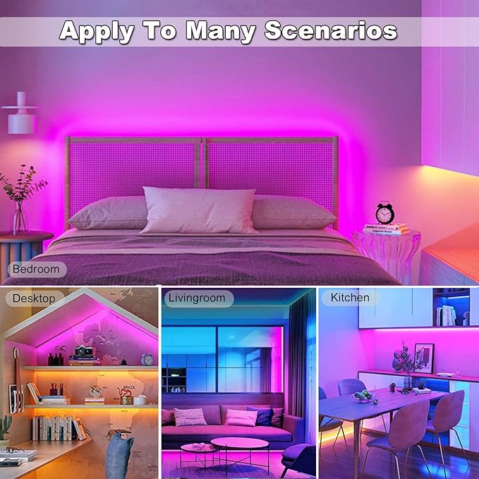 Pink LED Strip Lights USB 5V 4.9ft Small Dimmable COB Light Strip with USB Dimmer Switch for Bedroom/Gaming Setup/DIY Crafts/TV Backlighting/Indoor Ambiance Decor