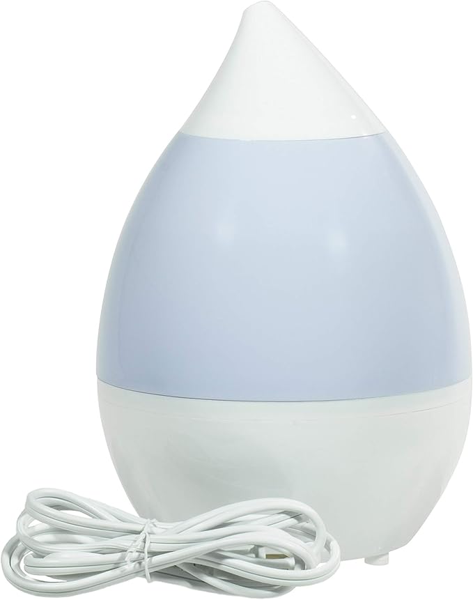 AIRCARE Ultrasonic Cool Mist Humidifier,Whisper-Quiet, Multi Color LED Light, Aroma Therapy Essential Oil Diffuser for Home, Bedroom, Baby, Nursery, Yoga, Spa and Office (white, .33 gal)