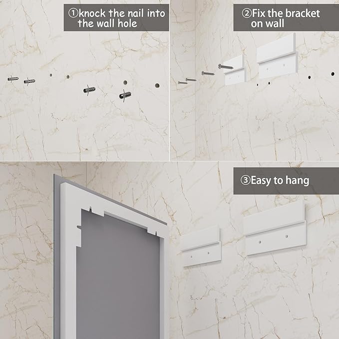 OKPAL 55x40 Lighted Bathroom Mirror, Anti-Fog LED Bathroom Mirror, Bathroom Mirror with Lights, Dimmable Lighted Vanity Mirror, Shatterproof, ETL Listed, Horizontal/Vertical