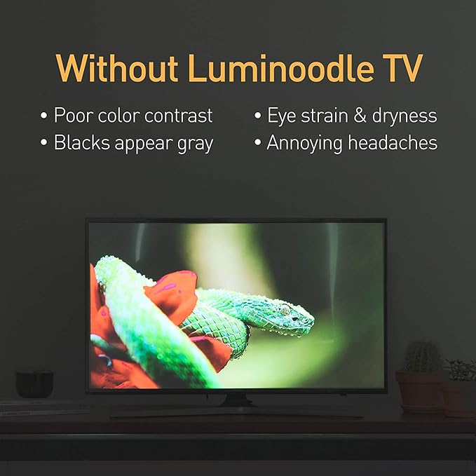 Power Practical LED Strip Lights Backlight, USB Light Strips w/Remote for 15 Ambient Color Bias Lighting Options & 10 Brightness Modes, for TV/Computer Decor/Indoor Use, Size(<24" TV)