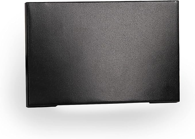 WAC Landscape Lighting, LED 12V Horizontal Scoop Indoor or Outdoor Step and Wall Light 2700K Warm Built-in LED in Black