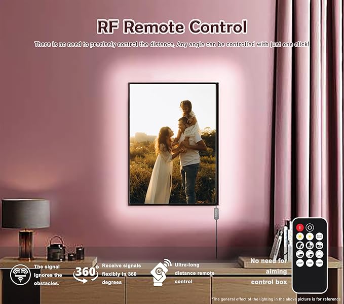 50ft Daylight White 6500K, COB LED Strip Light Kit, Linear Lighting Brightness Dimmble Strip Light ETL Listed with Remote for Bedroom Wall Cabinet Mirror Stair (AC/DC Adapter Included)