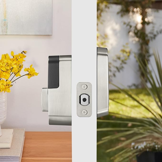 Yale Assure Lock 2 – Satin Nickel Smart Lock for Front Door with Keypad and Adjustable Entry Codes (No Wi-Fi) and Deadbolt – Secure Keyless Entry Door Lock, YRD420-BLE-619
