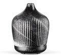 Porseme 280ml Essential Oil Diffuser, Ultrasonic Cool Mist Humidifier with Color Changing, Auto Shut-Off, 6-10 Running Hours, Aromatherapy Glass Diffusers for Home Bedroom, Office, Yoga (Obsidian)