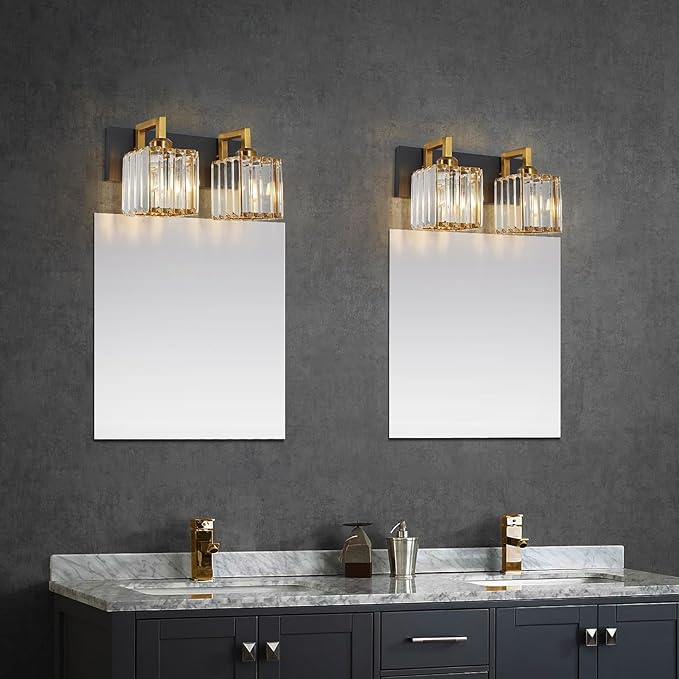 2PacksOutdoorLEDWallLights,16in10-100% DimmingModernPorch&PatioLightsWallSconce,BlackSquareExteriorWallLightFixture,SuitableforLivingRoom,Garage,Bathroom