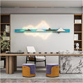 Chinese Style Wall Lamp, Modern Simple Zen Sunrise Atmosphere, Sofa Background Decoration, Painting Ligh, Chaner