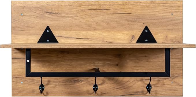 Coat Rack with Storage Bench and Hooks - Modern Entryway Organizer with 3-Tier Shoe Cabinet & Wall-Mounted Coat Hanger, Space-Saving Entry Hall Furniture for Coats, Shoes, Bags (71.21 lbs)