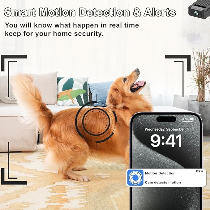 Small 4K Wireless Camera Wifi Security Camera Mini Home Indoor Outdoor Camera, Portable Smart House Dog Pet Camera Tiny Nanny Cam Office Cameras, 160 Wide Angle Night Vision Motion Detection Cams