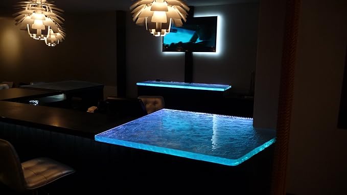 Inspired LED - Light Strip - Cut and Connect Kit - Super Bright Blue - 39.5 ft / 12M - Strip Lighting LED - Dimmable led