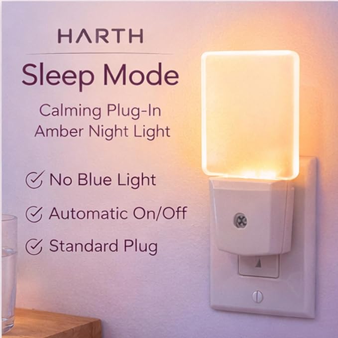 2-Pack Automatic Adults & Kids Night Lights Plug into Wall I Cozy Home Decor Led Wall Lights Bedroom Ambient Lighting I Dusk to Dawn Sensor Bathroom Night Light Kids Bathroom Lights, Bedroom Lights