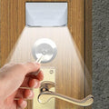 Key Light Door Light, Small Motion Sensor Light with 4 LED Bulbs, Battery Powered Night Lights for Hallway, Stairway, Kitchen, Closet, Bedroom (White)