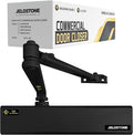 Heavy Duty, Commercial Door Closer D8000DA, ANSI Grade 1, UL 3 Hour Fire Rated, ADA Compliant, Delayed Action, Adjustable Spring Size 1-6 for Doors(44-330LB/30-60 in), Indoor/Outdoor(Matte Black)