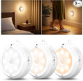YiaMia Motion Sensor Night Light - 3 Pack, Smart Wireless Closet Lights, 3 Light Colors + Dimming, 3 × AA Battery Operated Indoor Stair Light Suitable for Kitchen, Wardrobe and Hallway