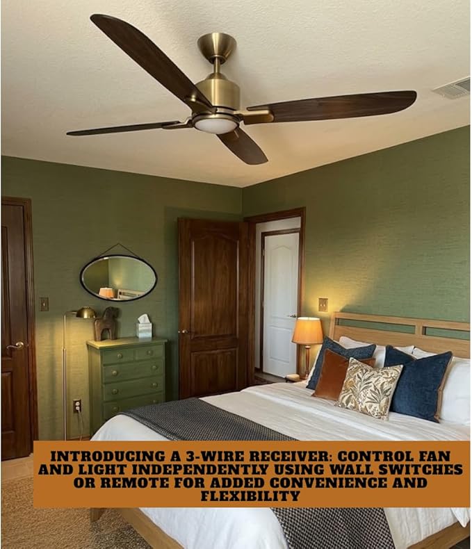 LYTIO Chelia 56 in. Indoor Gold LED Ceiling Fan with Reversible Blades and Color Changing Technology, Integrated LED