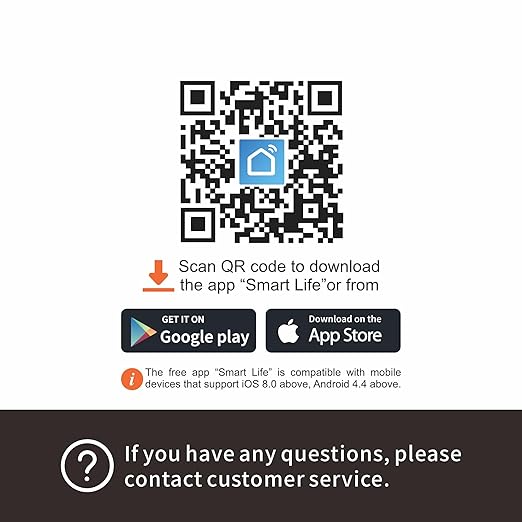 BXST WiFi Smart Plug 15A 1800W, Smart Outlet with Timer & Countdown, Voice Control with Alexa & Google Home, 2.4GHz WiFi Socket for Home Appliances, No Hub Required, CE FCC Listed, Black, 1 Pack