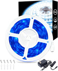 Blue 10 Foot Led Lights Strip Indoor Rope Lights Easy DIY Cuttable Strip Lights for Fish Tank Bar Room Bathroom Living Room Kitchen Ceiling Wall Vanity Mirror Decor