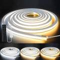 LED Strip Lights 49.2ft 110-120V,Dimmable Silicone Neon Rope Lights,Flexible Outdoor Waterproof Neon Strip Lights for Mirror,Kitchen,Cabinet,DIY Lighting