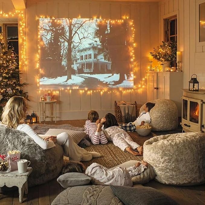 String Lights Indoor Bedroom, 98FT 200 LED Fairy String Lights Outdoor Waterproof, 8 Modes Memory Twinkle Christmas Light Plug in for Classroom Dorm Patio Tree Garden Decor (Warm White)