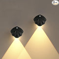 Indoor Wall Sconce 2 Pack Motion Sensor LED Wall Sconce Magnetic Wall Lamps Outdoor Wall Light Porch Lights for Bedroom, Living Room, Hallway, 3000/4000/6000K