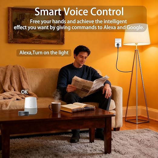 Pro Series Energy Monitoring Smart Plug Mini 15A, Smart Home Wi-Fi Outlet Compatible with Alexa, Google Home, No Hub Required, FCC & ETL Certified, 2.4G WiFi Only, 1-Pack