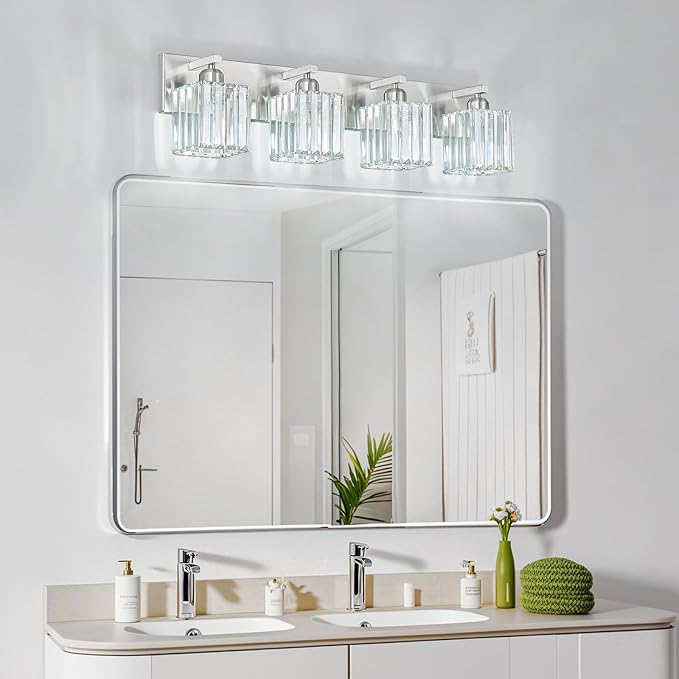 BubbleGlassBallWallSconcesBathroomLightFixturedFinish,3-LightRibbedGlobesLamps,WallMountedVanityLightFixtureforBedsideStairwayHallwayPorch