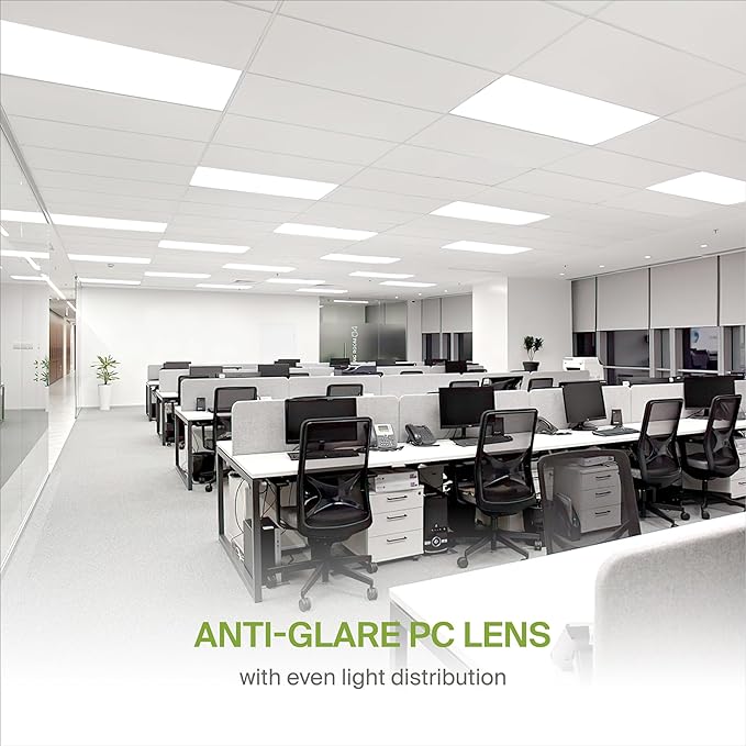 ASD 2x4 LED Flat Panel Light with Motion Sensor - 25/30/40W UL DLC | 5025LM 3500K-5000K 120-277V Dimmable 2x4 LED Light Drop Ceiling | Recessed Lay in Troffer Lights for Office 4 Pack