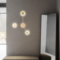 Lights LED Modern Indoor Nordic Circle Background Creatively Decorative Acrylic for Living Room Bedroom