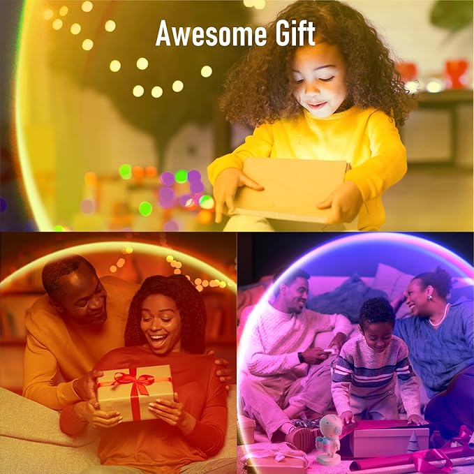 Sunset Lamp Projector,LED Light Lamp Set for Room