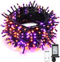66FT 200 LED String Lights, Purple Halloween Lighting with 8 Modes, Indoor Outdoor Decorative Fairy Light for Holiday, Tree, Window, Party