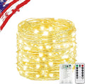 1Pack Warm White Fairy Lights Battery Operated with Remote, Waterproof 20FT 60LED Cuttable Twinkle Lights with Timer Indoor Outdoor, String Light for Bedroom, Classroom, Wedding, DIY, Christmas Décor