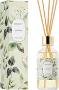 Airkeep Reed Diffuser Oil Set with Reed Sticks, Gardenia Aromatherapy Oil Scent Diffuser for Home Office Bathroom Decoration Perfume and Gifts 3.38 oz/100ml