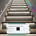 Motion Sensor LED Stair Controller, 32 Channel PIR Motion Sensor Dynamic Staircase Running Flow Light Automatic Stair Lighting Controller for Stairway Step Light Indoor (Not Including Strip)