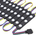 Module 100FT LED Strip Lights, Waterproof RGB 5050 Color Changing Kit with 44 Key IR Remote and 12V Power Supply, Smart Memory Function for Bedroom, Party, Storefront Advertising Signs Decoration