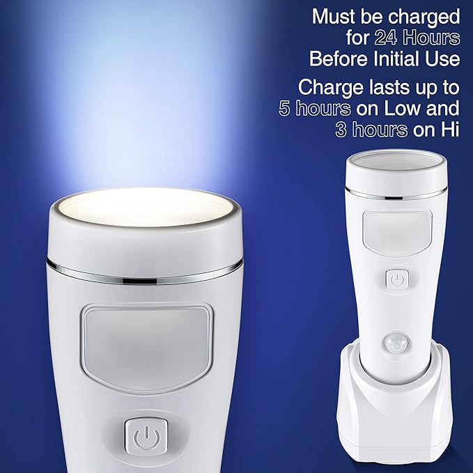 Enhon 6 Pack 4 in 1 LED Emergency Lights for Home Power Failure, Rechargeable Plug in Flashlight Motion Sensor Night Light, Automatic Turn On Power Outage Light for Home Hurricane Supplies (White)