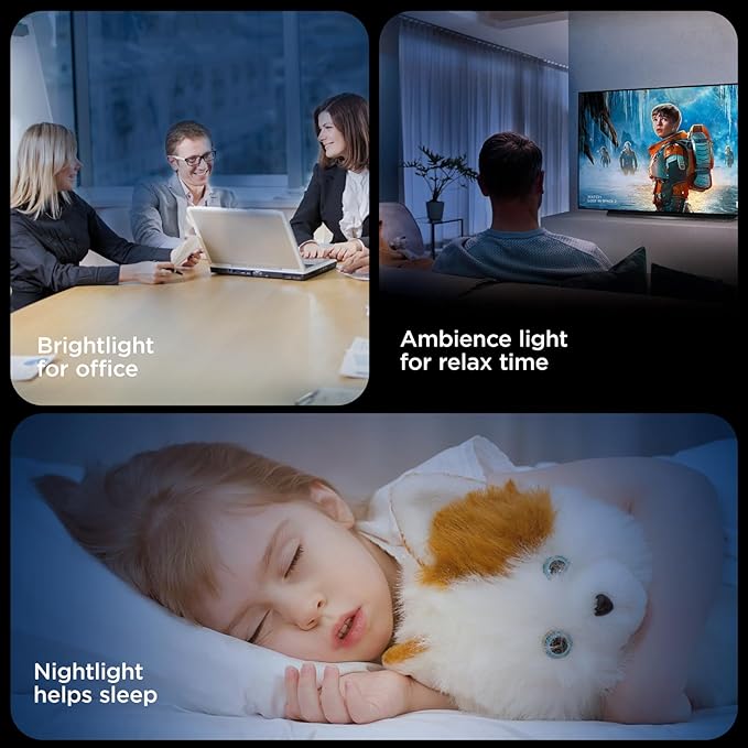 TALOYA Flush Mount Ceiling Light with Remote,3000K-6500K Adjustable,2000K Nightlight,15.8 Inch, Led Low Profile Ceiling Lights for Bedroom, Living Room, Kitchen, White