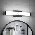 Bathroom Light Fixtures,Modern Dimmable Vanity Lights for Bathroom,15.75inch 20W 2000LM Black LED Vanity Lights Bar Over Mirror, LED Lighting Fixture 5700K Cool White ETL Certified