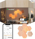 nanoleaf NL527005HB7P Elements Wood Look Smarter Kit (7 Panels)