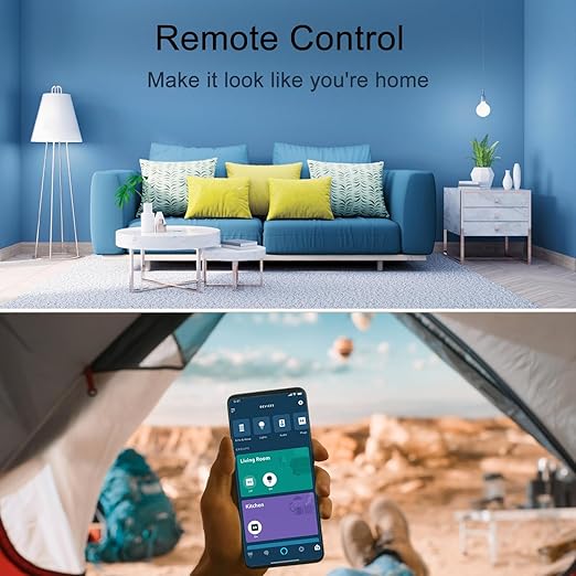 ExIoTy Smart Plug, Works with Alexa Only, Simple Setup with One Voice Command, Voice Control, Remote Control, Timer & Schedule & Group Controller, (Note: 𝘼𝙡𝙚𝙭𝙖 𝙙𝙚𝙫𝙞𝙘𝙚 𝙧𝙚𝙦𝙪𝙞𝙧𝙚𝙙)