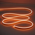 Neon Led Light Strip 16.4FT/5M- Bright, Non-Glaring & Waterproof Neon Rope Lights for Indoor & Outdoor Decor,【No Power Adapter】 Orange,neon led Strip Lights