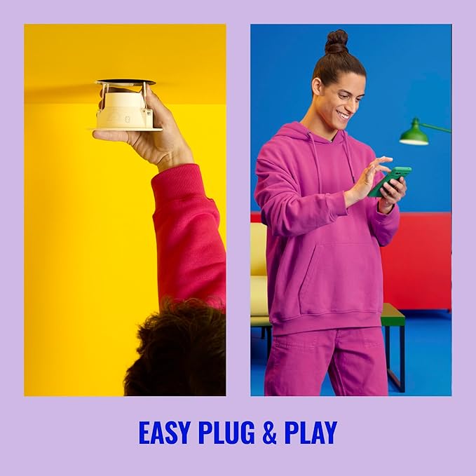 WiZ Connected Color 6-Inch Smart Downlight - Pack of 4-2700K-6500K - 1150 Lumen - Indoor - Wi-Fi - Control with Voice/App + Motion - Matter Compatible